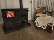 Uras-013 Premium Fırınlı Şömine Soba resmi