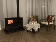 Uras-013 Premium Fırınlı Şömine Soba resmi