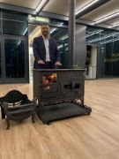Uras-016 Premium Fırınlı Şömine Soba resmi