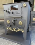 KN-011 Şömine Kuzine Fırınlı Soba resmi